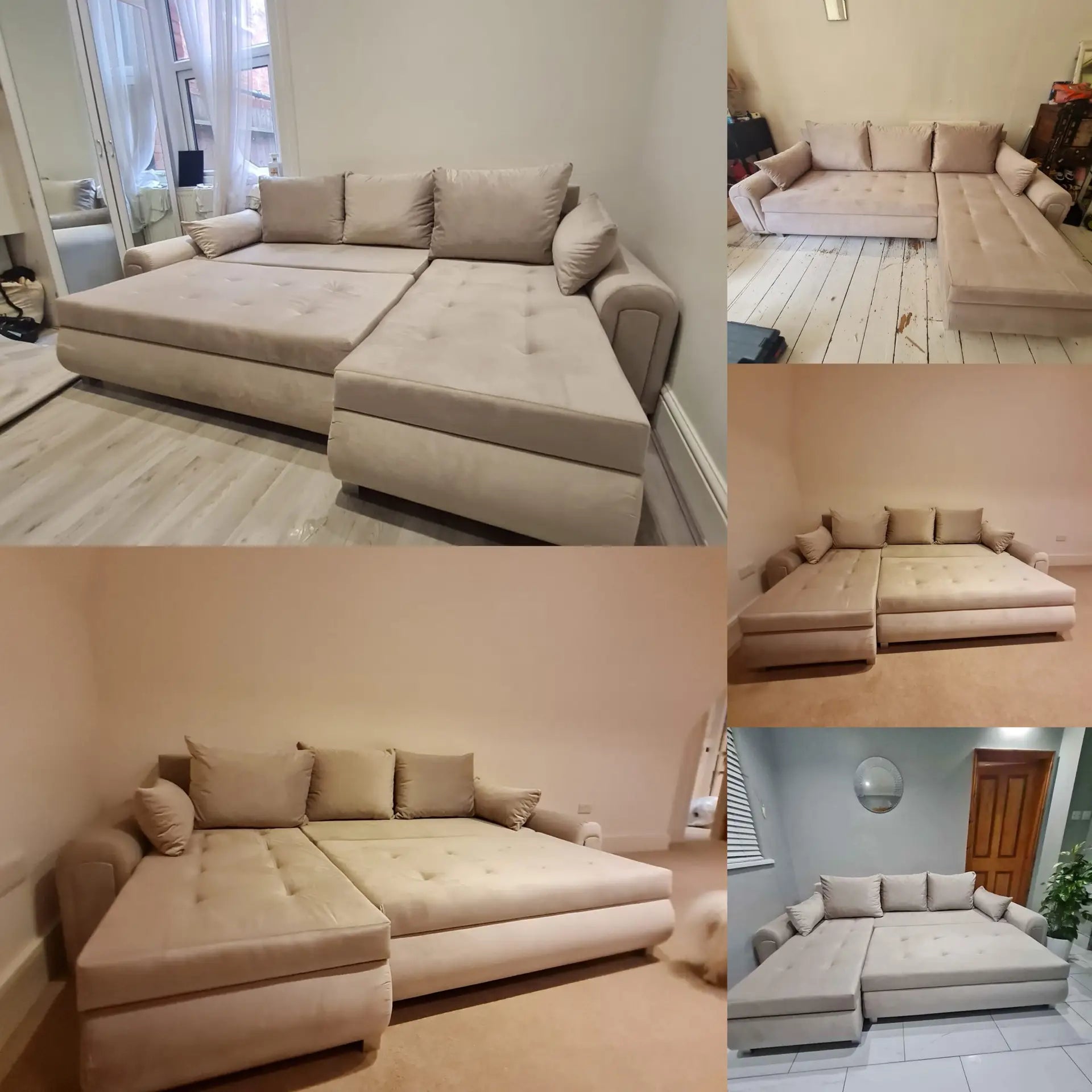 BERLIN UNIVERSAL CORNER SOFA BED