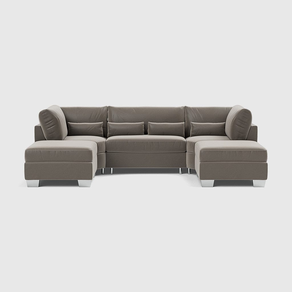 Belgravia U-Shape Corner Sofa – Champagne Campaign