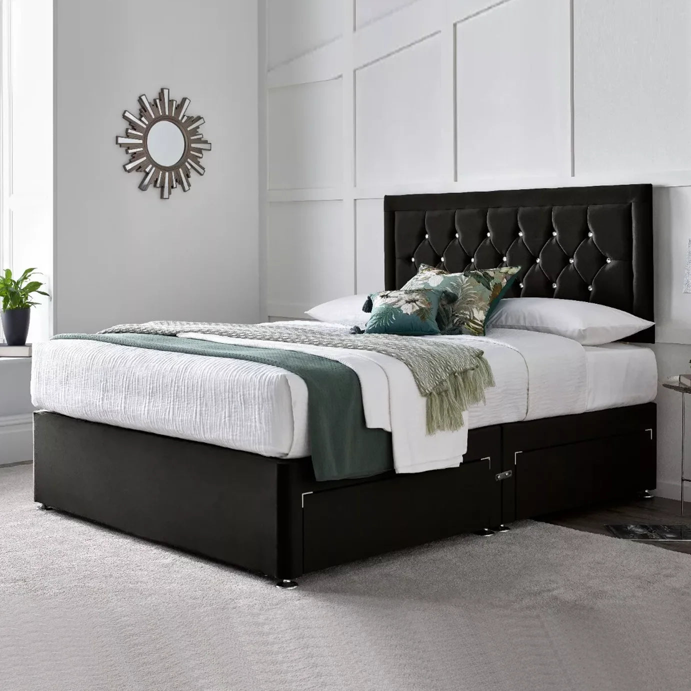 Super King Divan Bed with Mattress
