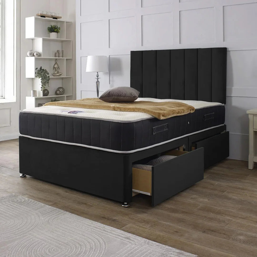 Super King Divan Bed with Mattress