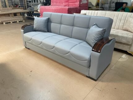 LEATHER 3/2/1 SOFA BED